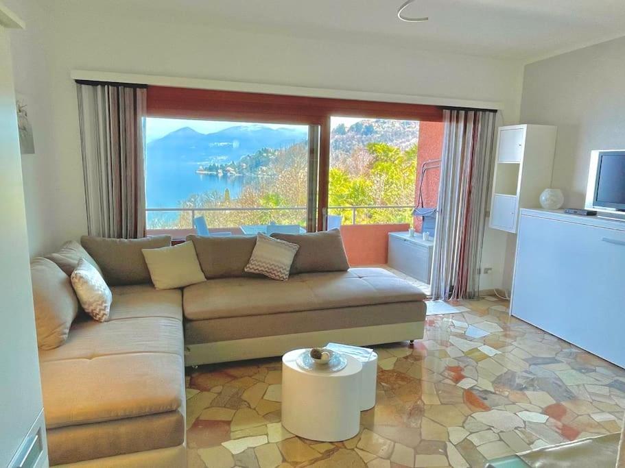 Ferienwohnung Studio Belvedere Brezzo المظهر الخارجي الصورة